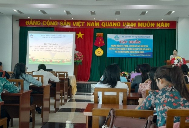 Tập huấn công tác quản lý vốn Ngân hàng Chính sách xã hội năm 2023