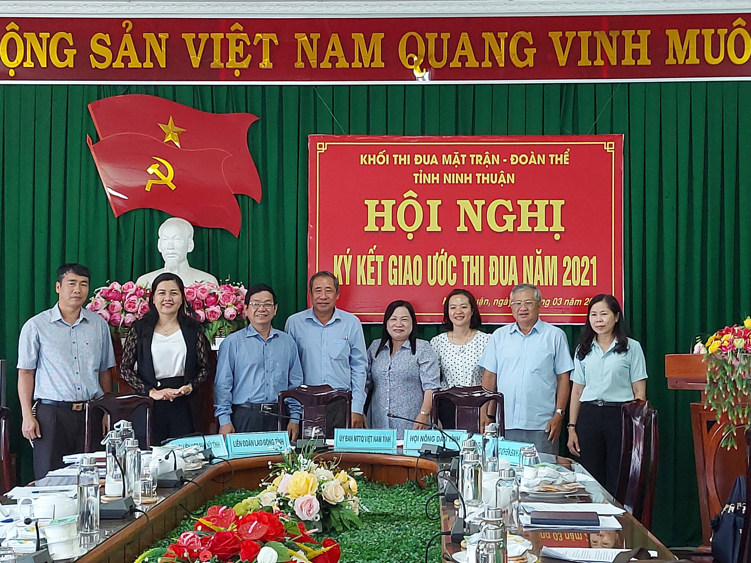 KÝ KẾT GIAO ƯỚC THI ĐUA THỰC HIỆN NHIỆM VỤ NĂM 2021 CỦA KHỐI MẶT TRẬN - ĐOÀN THỂ TỈNH 